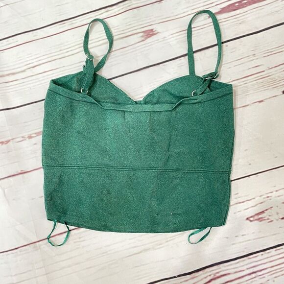 SEEK The Label Green Crop Top Tank - Picture 2 of 4